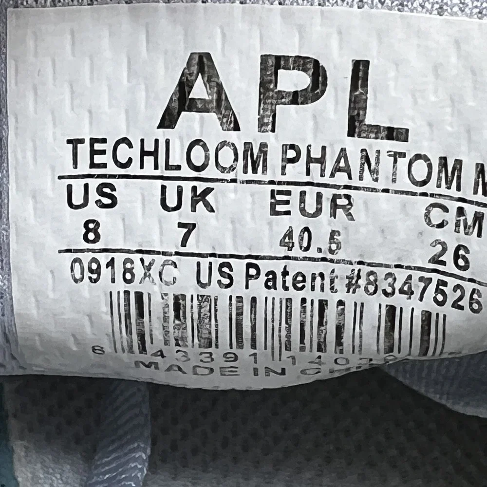 APL TechLoom Phantom Women's Size 9.5 Grey Knit Running Shoes Propelium Training